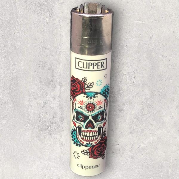 Skulls 11 Clipper Feuerzeug 3/4